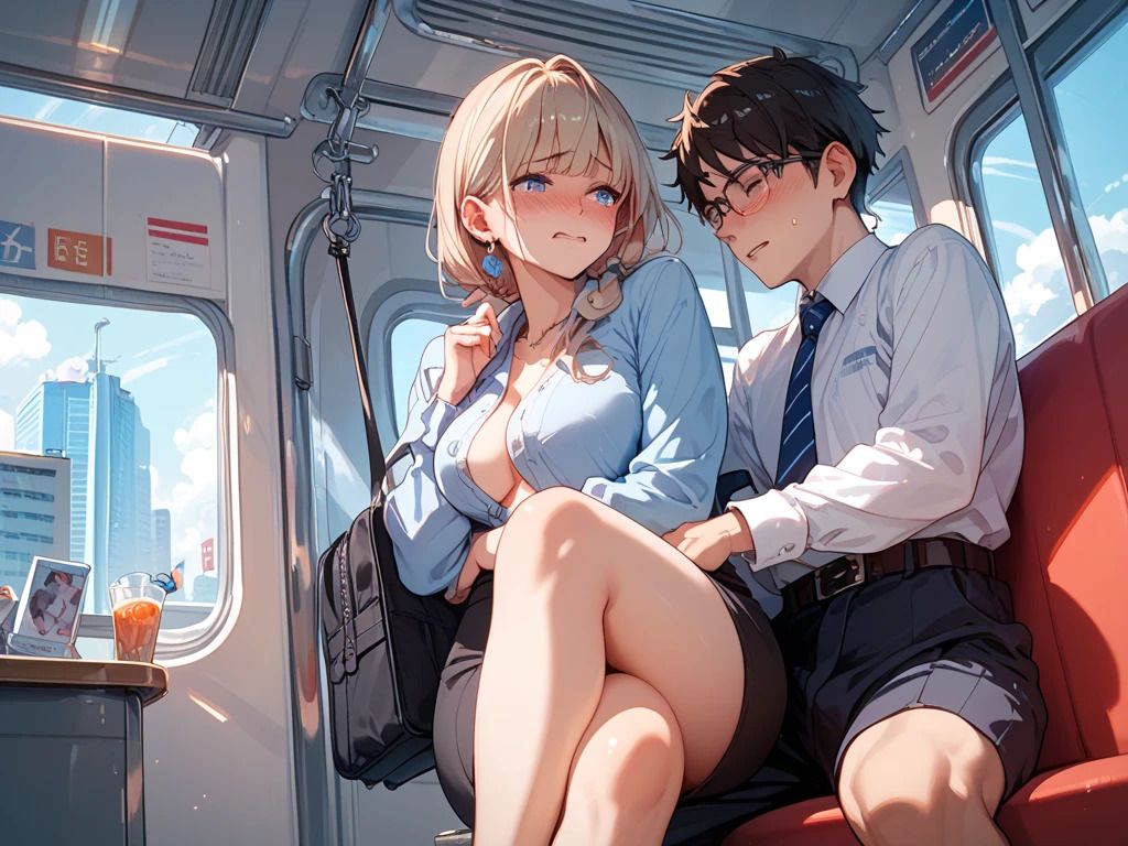 痴漢プレイ
